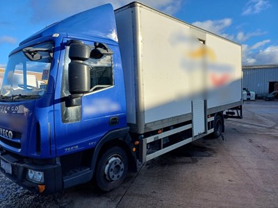 Lot 43 - 2013 Iveco Eurocargo ML 75E16 Box Body With Tail-lift Euro 5b