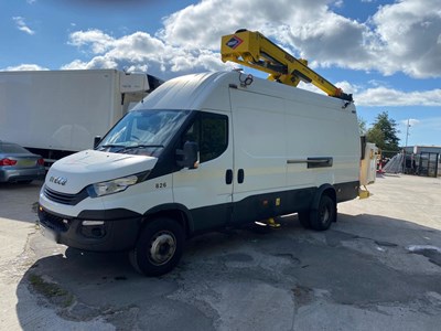 Lot 11 - 2018 Iveco Daily 65-180 Cherry Picker Euro 6 MEWP vehicle