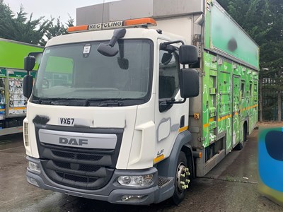 Lot 4 - 2017 (67 Plate) DAF LF 4x2 Romaquip Kerb Side Recycling Vehicle Euro 6 NON RUNNER
