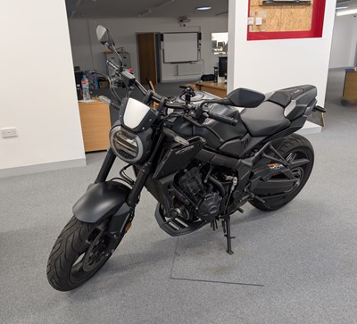 Lot 12 - 2023 (23 Plate) Honda CB650r Black Edition Euro 5
