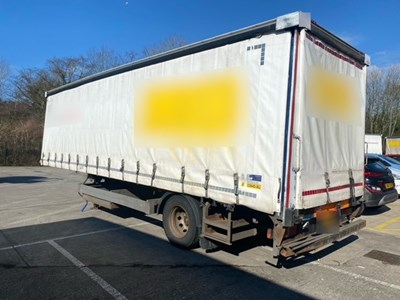 Lot 26 - 2012 Don-Bur UB18AW Curtainside Trailer