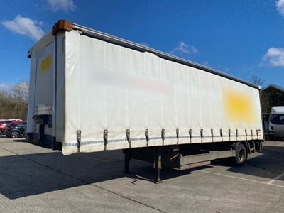 Lot 27 - 2012 Don-Bur UB18AW Curtainsider Trailer