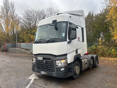 Lot 1 - 2018 (68 Plate) Renault T480 Comfort 6x2 Tractor Unit Euro 6