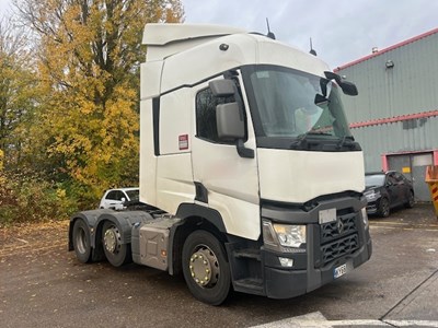 Lot 1 - 2018 (68 Plate) Renault T480 Comfort 6x2 Tractor Unit Euro 6