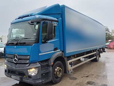 Lot 14 - 2018 (68 Plate) Mercedes Antos Rigid Box 4x2 Euro 6