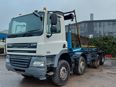 Lot 7 - 2007 (57 Plate) DAF FAD CF 85.360 SR E 8x4 Hook Loader Euro 4