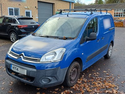 Lot 19 - 2014 Citroen Berlingo 625 LX HDi Panel Van Euro 5