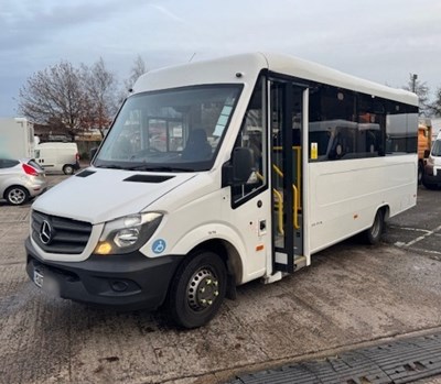 Lot 4 - 2017 Mercedes Sprinter 514 CDI 16 Seat Minibus Euro 6