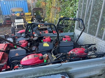 Lot 24 - Honda GCVx200 Mowers x 6 NON RUNNERS
