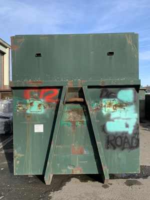 Lot 27 - 40 Yard Roll On/Off Skip with Compactor Door