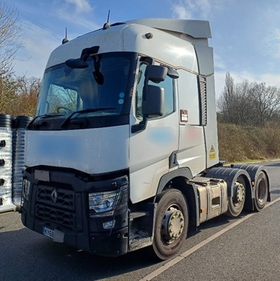 Lot 18 - 2018 (68 Plate) Renault T480 Comfort 6x2 Tractor Unit Euro 6