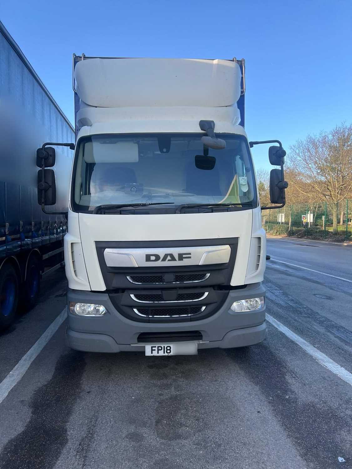 Lot 11 - 2018 DAF LF 230 FA 4x2 Rigid Curtainside Euro