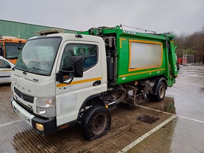 Lot 21 - 2013 Mitsubishi Fuso Canter 7500 KG Refuse Vehicle Euro 5