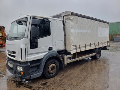 Lot 25 - 2012 Iveco Eurocargo ML120E18/P Curtain-sided Lorry Euro 5b