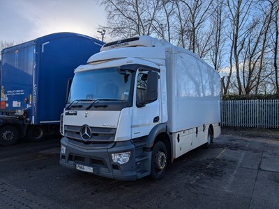 Lot 21 - 2016 (66 Plate) Mercedes Antos 1824 4x2 Fridge Unit Euro 6