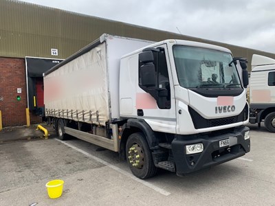 Lot 9 - 2016 (66 Plate) Iveco Eurocargo 180E25P S-A Curtain-side Lorry Euro 6