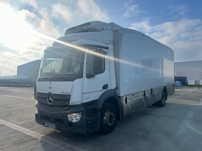Lot 13 - 2016 (66 Plate) Mercedes Antos 1824 4x2 Fridge Unit Euro 6