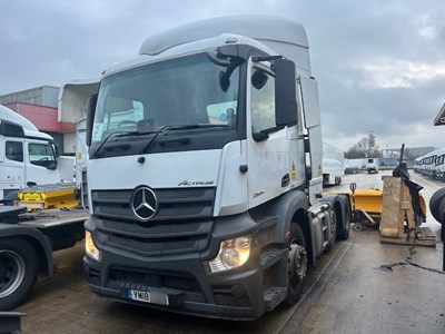 Lot 7 - 2018 Mercedes Actros 2545 6x2 Tractor Unit Euro 6