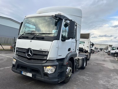 Lot 2 - 2017 (67 Plate) Mercedes Actros 1840 4x2 Tractor Unit Euro 6
