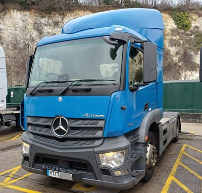 Lot 5 - 2017 Mercedes Actros 1840 4x2 Tractor Unit Euro 6