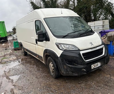 Lot 18 - 2018 (68 Plate) Peugeot Boxer 435 PRO L4H2 Blue HDi Panel Van Euro 6
