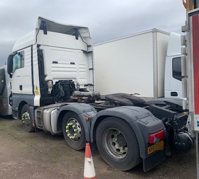 Lot 128 - 2017 (67 Plate) MAN TGX 26.460 6X2 Tractor Unit Euro 6 NON RUNNER