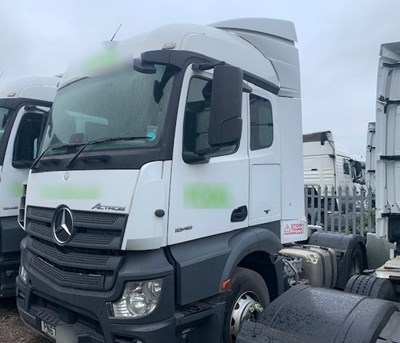 Lot 129 - 2017 (67 Plate) Mercedes Actros 1846 4x2 Tractor Unit Euro 6 NON RUNNER