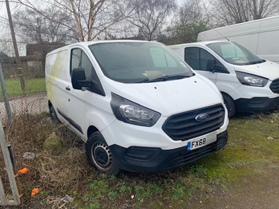 Lot 140 - 2018 (68 Plate) Ford Transit Custom Van Euro 6 NON RUNNER