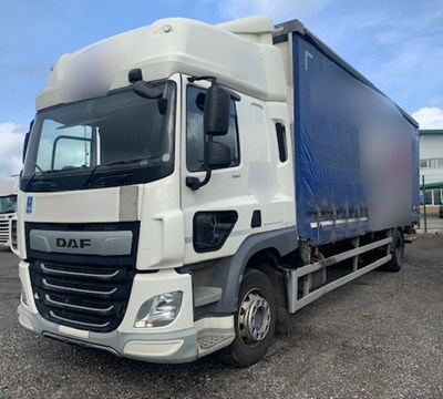 Lot 42 - 2018 DAF CF 260 FA  Curtainsider Euro 6