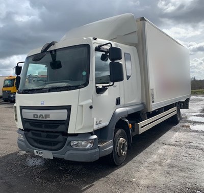 Lot 112 - 2015 DAF LF 180 Crew Cab Box Euro 6