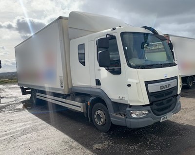 Lot 112 - 2015 DAF LF 180 Crew Cab Box Euro 6