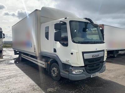 Lot 112 - 2015 DAF LF 180 Crew Cab Box Euro 6
