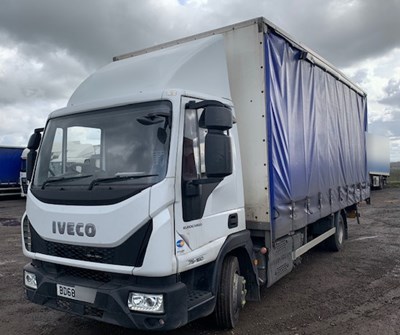 Lot 10 - 2018 (68 Plate) Iveco 75E160 Curtainsider Euro 6