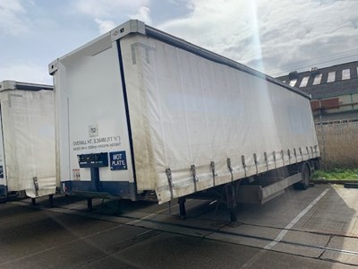 Lot 65 - 2012 Don-Bur UB18AW Curtainside Single Axle Trailer