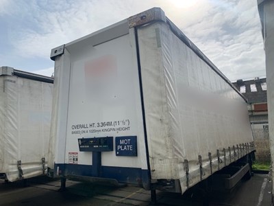 Lot 38 - 2012 Don-Bur UB18AW Single Axle Curtainside Trailer