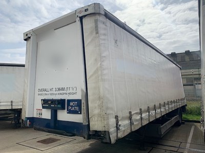 Lot 43 - 2012 Don-Bur UB18AW Single Axle Curtainside Trailer