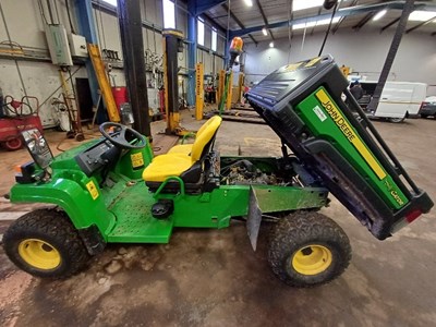 Lot 12 - 2013 (63 Plate) John Deere Elee Tipper Gator Open Cab 4x2 Tractor