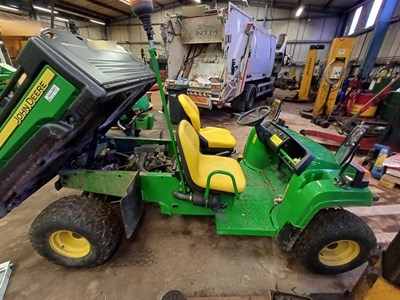Lot 12 - 2013 (63 Plate) John Deere Elee Tipper Gator Open Cab 4x2 Tractor