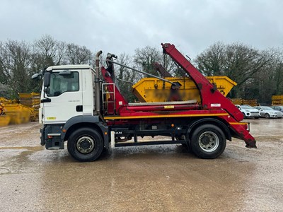 Lot 13 - 2015 MAN TGM 18.250 4x2 BB Skip Loader Euro 6