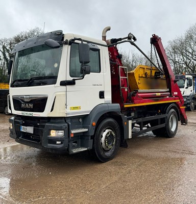 Lot 13 - 2015 MAN TGM 18.250 4x2 BB Skip Loader Euro 6