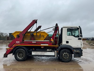 Lot 13 - 2015 MAN TGM 18.250 4x2 BB Skip Loader Euro 6