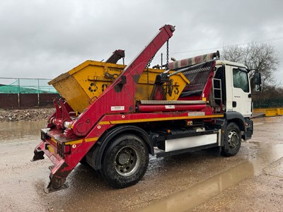 Lot 13 - 2015 MAN TGM 18.250 4x2 BB Skip Loader Euro 6