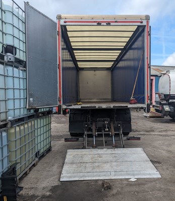 Lot 55 - 2016 (66 Plate) DAF LF 220 FA Curtain-sided Lorry with Tuck-under Tail Lift Euro 6