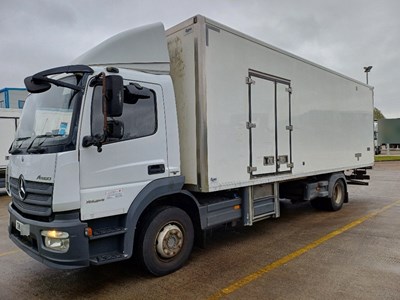 Lot 8 - 2015 Mercedes Atego 1524 BlueTec 6 Rigid Fridge Body Van Euro 6