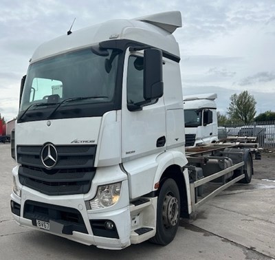 Lot 85 - 2018 (67 Plate) Mercedes Actros 1835 Demount Euro 6