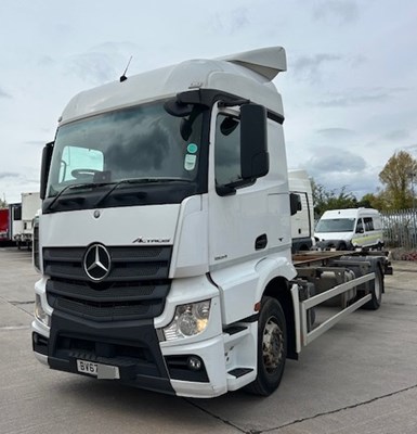 Lot 7 - 2018 (67 Plate) Mercedes Actros 1824 Demount Euro 6