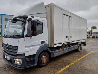 Lot 5 - 2015 Mercedes Atego 1224 BlueTec 6  Rigid Fridge Body Van  Euro 5b