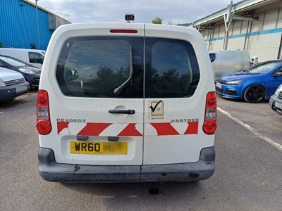Lot 18 - 2010 (60 Plate) Peugeot Partner 625 S HDi 75 Euro 4