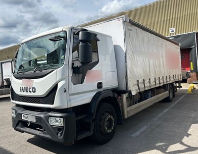 Lot 21 - 2016 (66 Plate) Iveco 180E25P S-A Curtainsider Euro 6