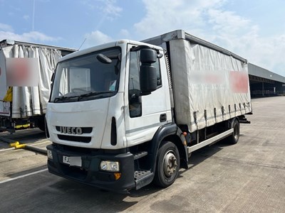 Lot 43 - 2012 Iveco Eurocargo ML120E18/P Curtain-sided Lorry Euro 5a